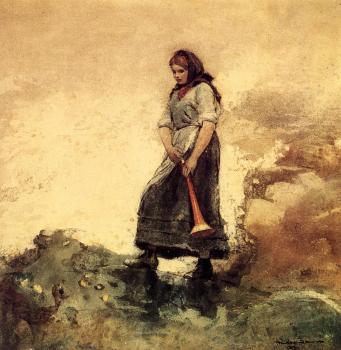 Winslow Homer : Daughter of the Coast Guard
